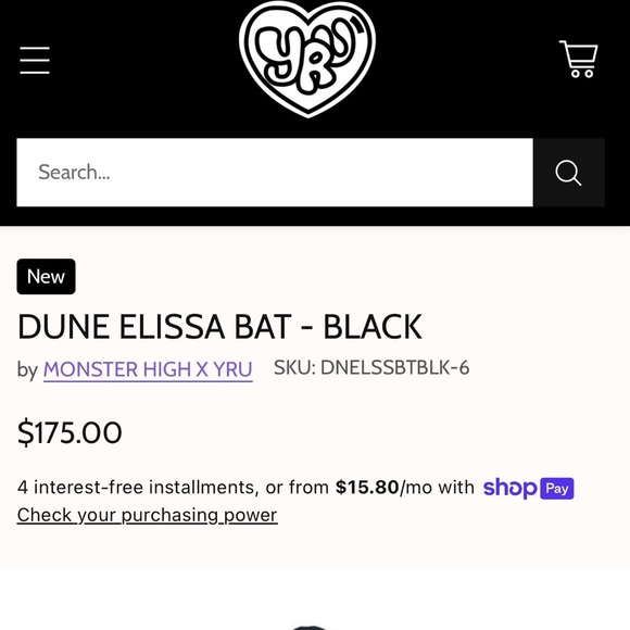 NIB YRU x Monster High Elissabat Dune boots - Picture 5 of 5